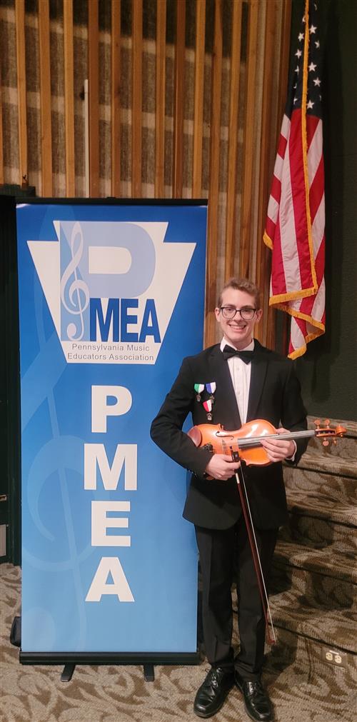 Jesse Nienhueser” and “2023 PMEA Central Region Orchestra Festival”